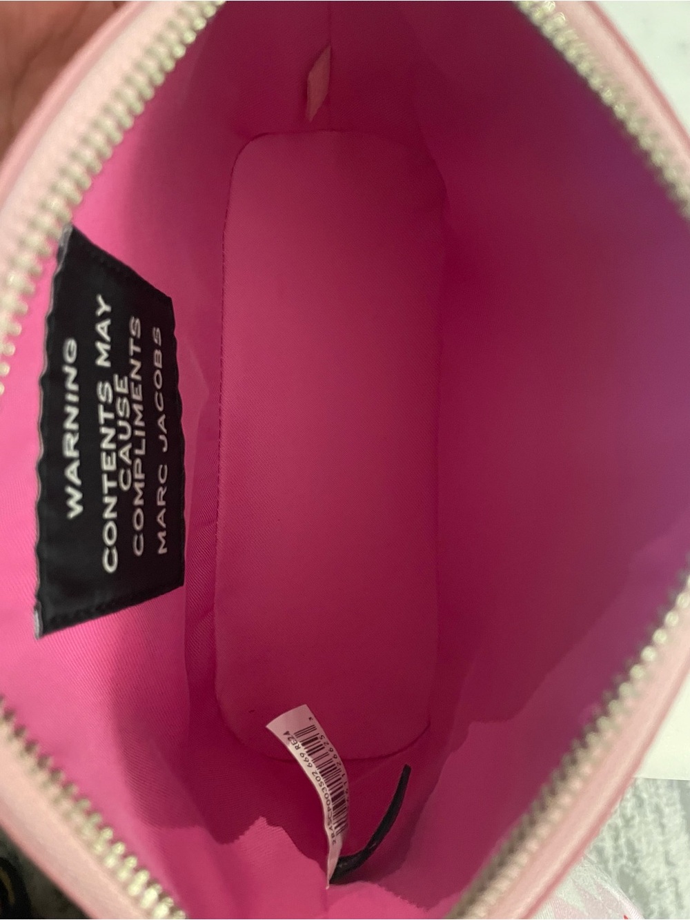 Marc Jacobs Pink Pebbled Leather "The Beauty Bag” - Picture 5 of 9